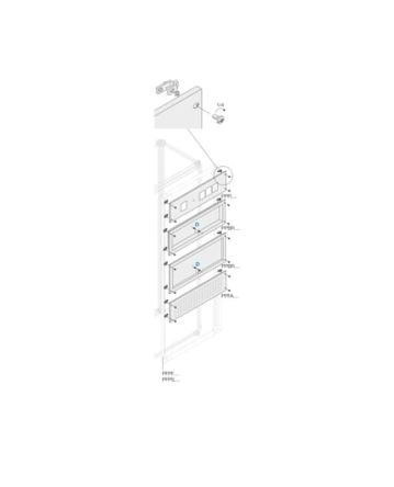 ABB PPBR Series Pickled Steel Sheet Panel for Use with Main Distribution Boards x 400 mm x 400mm