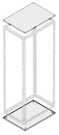 ABB PTBB Series Pickled Steel Sheet Assembly Plate for Use with Modular Boards - System Pro E Power 781 mm x 781 mm x