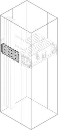 ABB PLVS Series Pickled Steel Sheet Assembly Plate for Use with Modular Boards - System Pro E Power 595 mm x 595 mm x