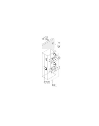 ABB Pickled Steel Sheet Assembly Kit for Use with Main Distribution Boards 590 mm x 45 mm x 150mm