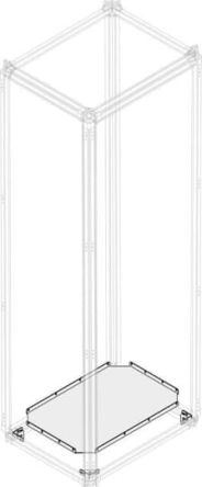 ABB 1STQ Series Pickled Steel Sheet Base Panel for Use with Modular Boards - System Pro E Power 302 mm x 26 mm x 300mm