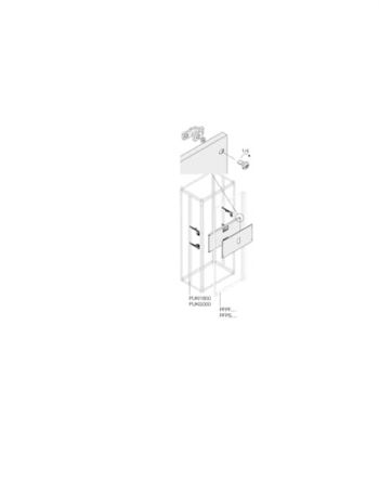 ABB Pickled Steel Sheet Assembly Kit for Use with Main Distribution Boards 300 mm x 600 mm x 600mm