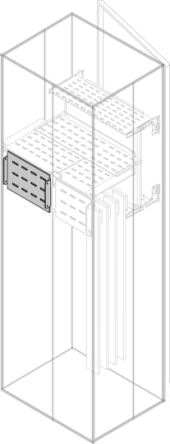ABB PRVS Series Pickled Steel Sheet Assembly Plate for Use with Modular Boards - System Pro E Power 195 mm x 195 mm x