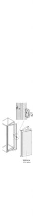 ABB 1STQ Series Pickled Steel Sheet Swing Frame for Use with Modular Boards - System Pro E Power 1802 mm x 1.8 m x 600mm