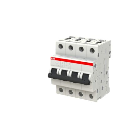 ABB System Pro M Compact S200 Miniature Circuit Breaker, 4-Pole, 1A, Type Z, 400V ac AC, 110 V dc DC, 10 kA Breaking