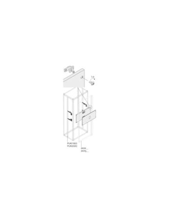 ABB PVCX Series Pickled Steel Sheet Assembly Kit for Use with Main Distribution Boards x 20 mm x 590mm
