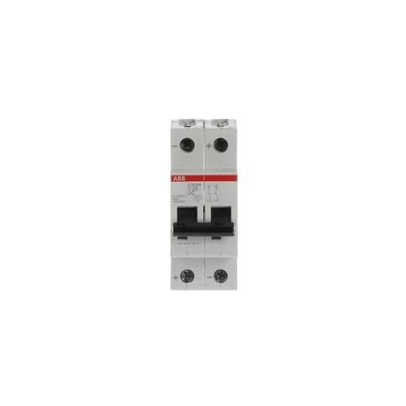ABB System Pro M Compact S200 M UC Miniature Circuit Breaker, 2-Pole, 20A, Type C, 400V ac AC, 440 V dc DC, 10 kA