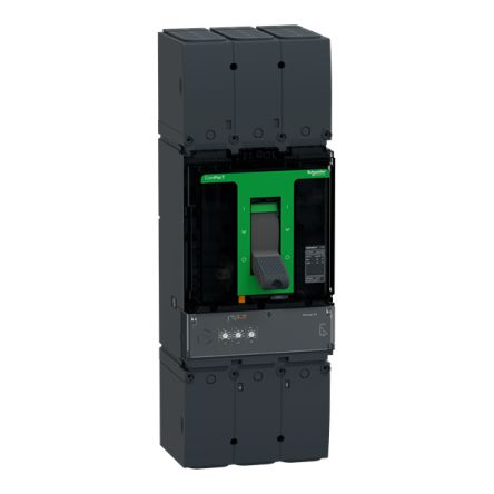 Schneider Electric, ComPact New Generation, ComPacT NSX Molded Case Circuit Breaker 3-Pole 400A, Fixed