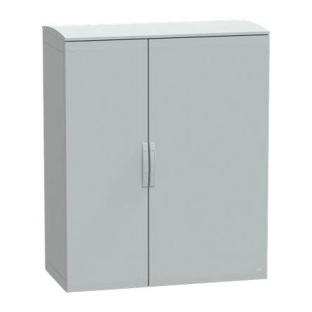 Schneider Electric PanelSeT Series Fibreglass Reinforced Polyester 2-Door Floor Standing Enclosure, Opaque Door, IP44