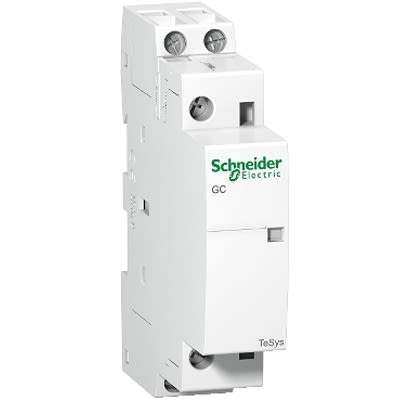 Schneider Electric GC1620 Contactor, 110V Coil, 2-Pole, 16 A, 0.65 W 110V, 2 NO, 250V
