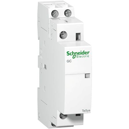 Schneider Electric TeSys GC Contactor, 220V ac, 240 V ac Coil, 2-Pole, 25 A, 1.6 W 240V ac, 2 NO, 250V ac