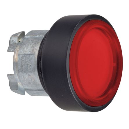 Schneider Electric Harmony XB4 Series Red Spring Return Push Button Head, 22.5 mm Cutout, IP66, IP67, IP69, IP69K