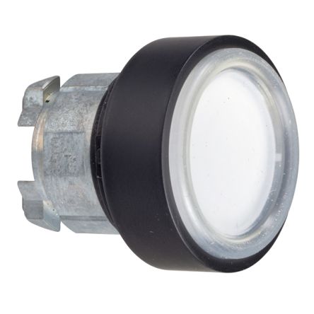 Schneider Electric Harmony XB4 Series White Spring Return Push Button Head, 22.5 mm Cutout, IP66, IP67, IP69K, IP69