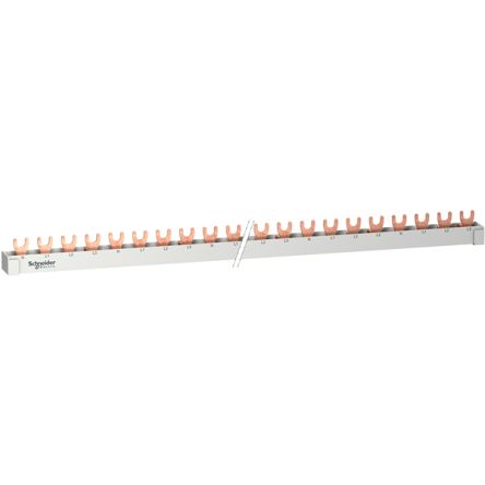 Schneider Electric Resi9 3 Phase Busbar, 230/400 V ac, 18 mm Pitch