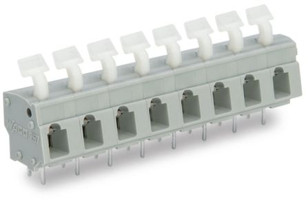 WAGO 257 Series PCB Connector, 7-Contact, 7.62 mm Pitch, 1 Row, 257-557