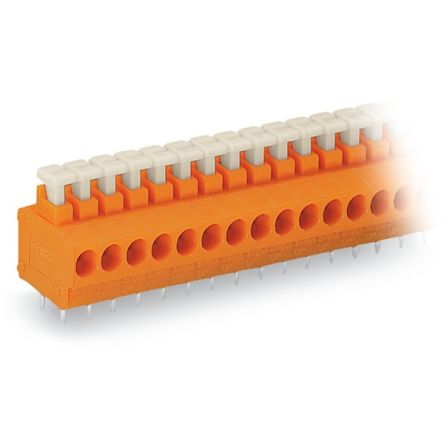 WAGO 235 Series PCB Terminal Block, 3-Contact, 3.81 mm Pitch, 1 Row, 235-103