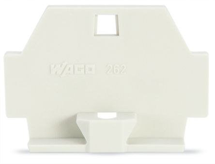 WAGO 262 Series End Plate for Use with Rail Mount Terminal Blocks