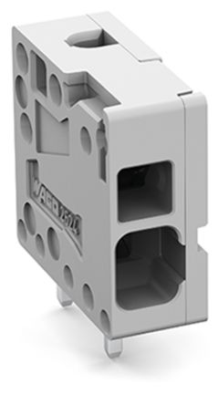 WAGO 2624 Series PCB Connector, 1-Contact, 5 mm Pitch, Feed Through, 2 Row