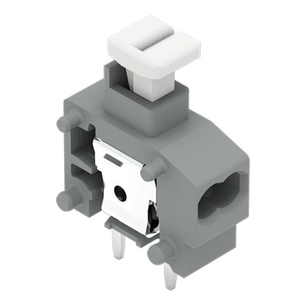 WAGO 235 Series PCB Terminal Block, 1-Contact, 5.08 mm Pitch, Through Hole, 1 Row