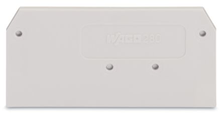 WAGO 280 Series End & Intermediate Plate for Use with Rail Mount Terminal Blocks