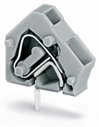 WAGO 236 Series PCB Terminal Block, 1-Contact, 5.08 mm Pitch, Through Hole, 1 Row