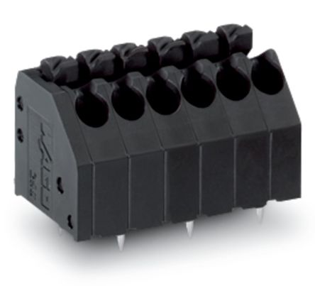 WAGO 250 Series PCB Connector, 2-Contact, 3.5 mm Pitch, 1 Row, 250-202/353-604