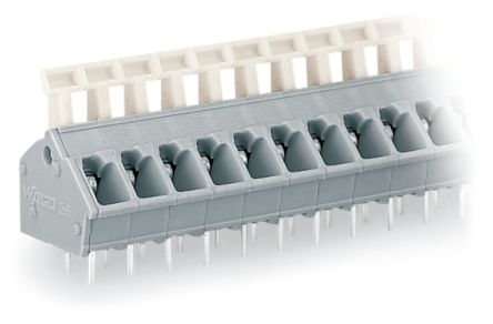 WAGO 256 Series PCB Connector, 24-Contact, 5.08 mm Pitch, 1 Row, 256-424