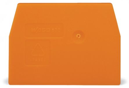 WAGO 870 Series Plate for Use with Rail Mount Terminal Blocks
