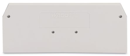 WAGO 280 Series End & Intermediate Plate for Use with Rail Mount Terminal Blocks