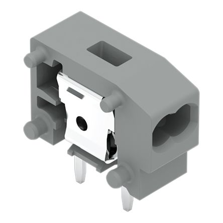 WAGO 235 Series PCB Terminal Block, 1-Contact, 5.08 mm Pitch, Through Hole, 1 Row