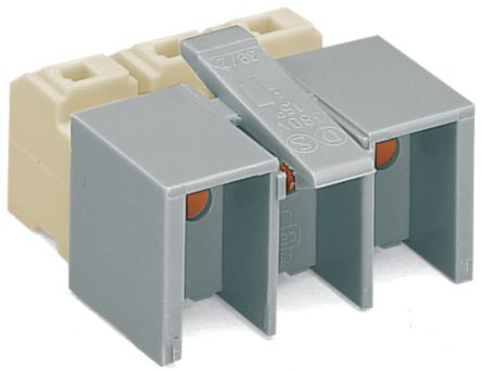 WAGO 272 Series Connector, 2-Way, 8mm², 9 mm² Wire, 16A Push Wire