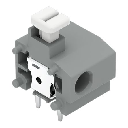 WAGO 235 Series PCB Terminal Block, 1-Contact, 10.16 mm Pitch, Through Hole, 1 Row