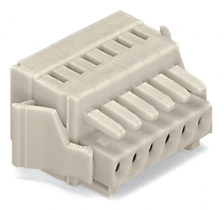 WAGO 734 Series Plug-in Connector Female Cage Clamp, 10-Pole, 10A, 10-Way
