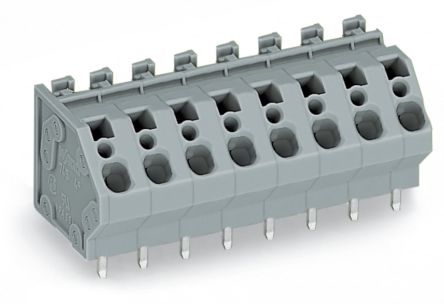 WAGO 745 Series PCB Connector, 10-Contact, 7.5 mm Pitch, Through Hole, 1 Row