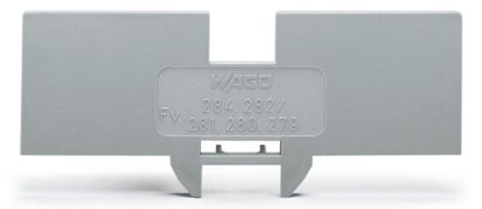 WAGO 283 Series Cover Plate for Use with Terminal Block