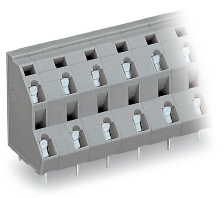 WAGO 736 Series PCB Terminal Block, 6-Contact, 10 mm Pitch, Through Hole, 2 Row
