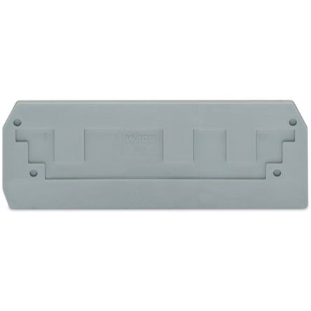 WAGO 284 Series End & Intermediate Plate for Use with Rail Mount Terminal Blocks