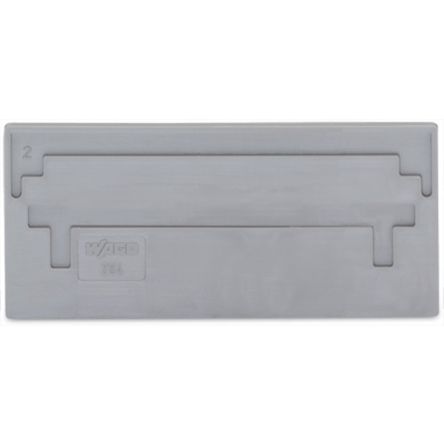 WAGO 284 Series Plate for Use with Rail Mount Terminal Blocks