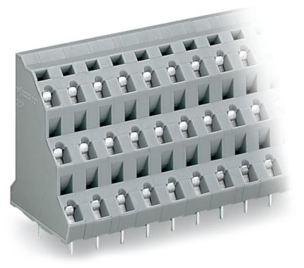 WAGO 737 Series PCB Connector, 24-Contact, 7.5 mm Pitch, Through Hole, 3 Row