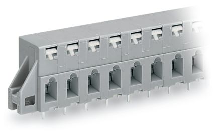 WAGO 741 Series PCB Connector, 6-Contact, 7.5 mm Pitch, 1 Row, 741-326