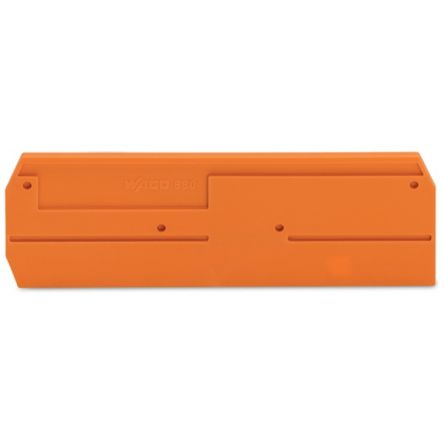 WAGO 880 Series End & Intermediate Plate for Use with Rail Mount Terminal Blocks