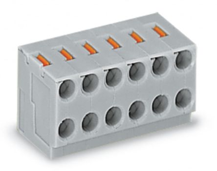 WAGO 252 Series Plug-in Connector Female Wire, 9-Pole, 2A, 9-Way