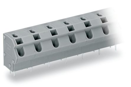 WAGO 254 Series PCB Connector, 10-Contact, 10.16 mm Pitch, Through Hole, 1 Row