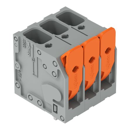 WAGO 2606 Series PCB Connector, 12-Contact, 7.5 mm Pitch, Through Hole, 1 Row