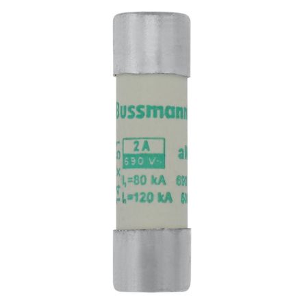 Eaton 2A AM Ceramic Cartridge Fuse, 14 x 51 mm