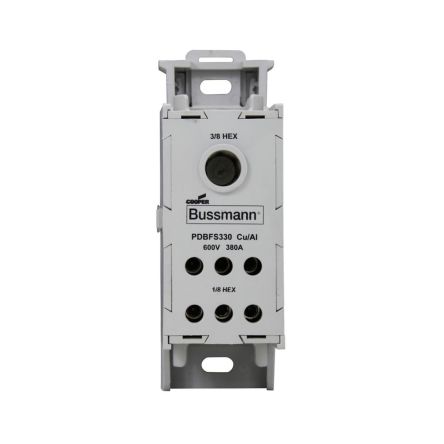 Eaton Distribution Block, 600V ac/dc, 380A, Grey