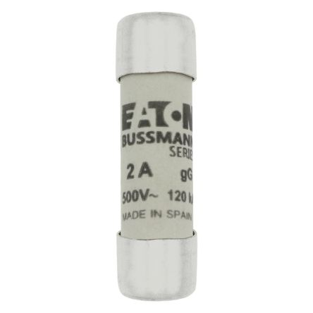 Eaton 2A gG/gL Ceramic Cartridge Fuse, 10 x 38 mm