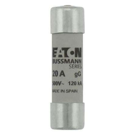 Eaton 20A Cartridge Fuse, 14 x 51 mm