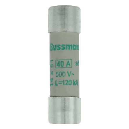 Eaton 40A Ceramic Cartridge Fuse, 14 x 51 mm