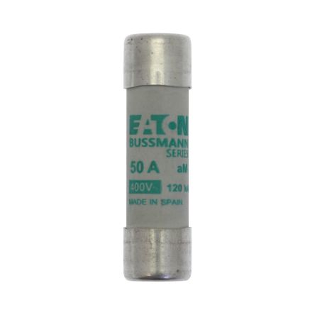 Eaton 50A Ceramic Cartridge Fuse, 14 x 51 mm